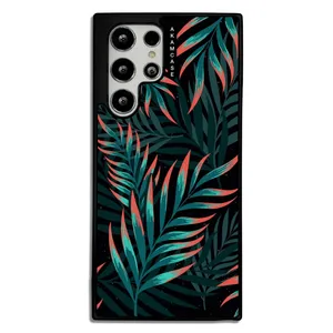 AKAM AMC-WSGS22U-LEAVES-25 Cover For Samsung Galaxy S22 Ultra