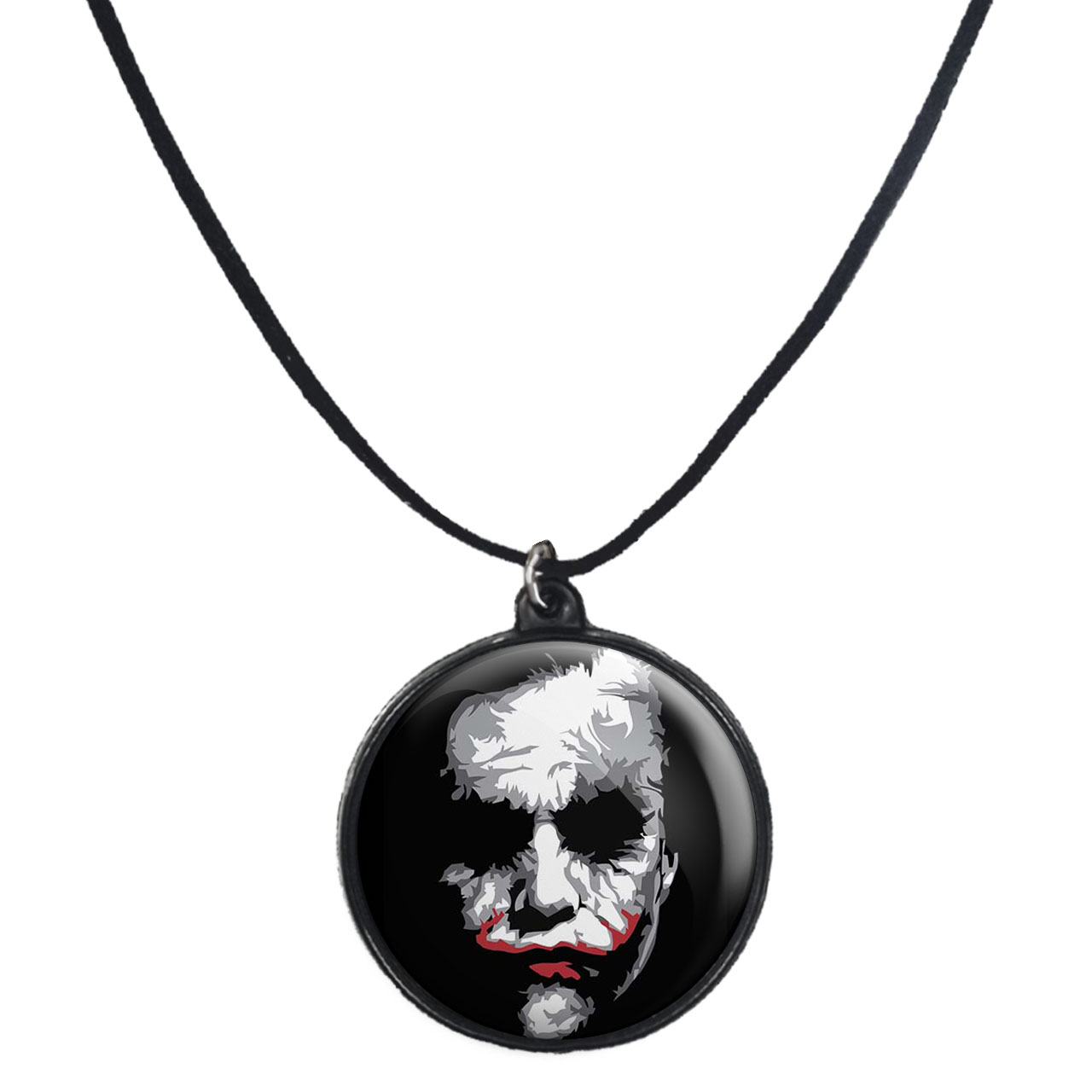 گردنبند پرمانه طرح جوکر کد pmb.6092 مدل دو طرفه