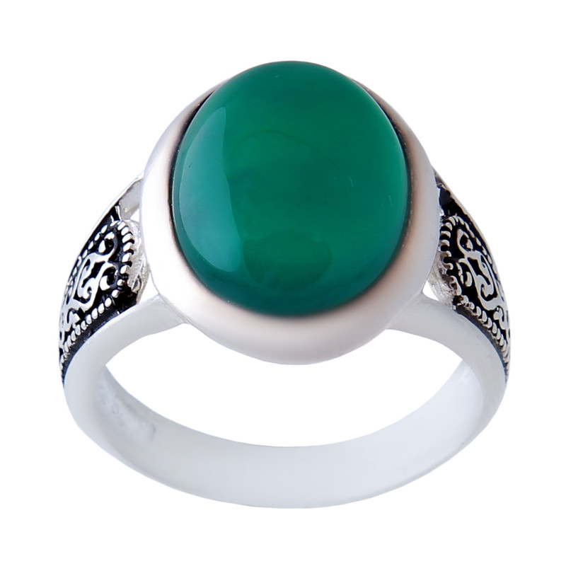  انگشتر نقره مردانه بازرگانی میلادی کد AM_861