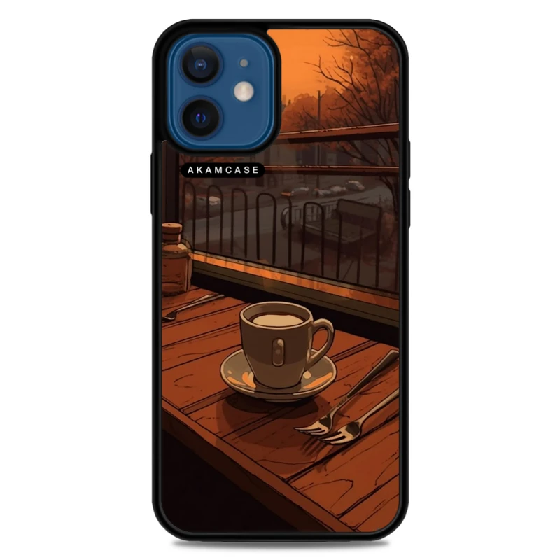 کاور آکام مدل AMC-WA12M-COFFEE-11 مناسب برای گوشی موبایل اپل iPhone 12 Mini