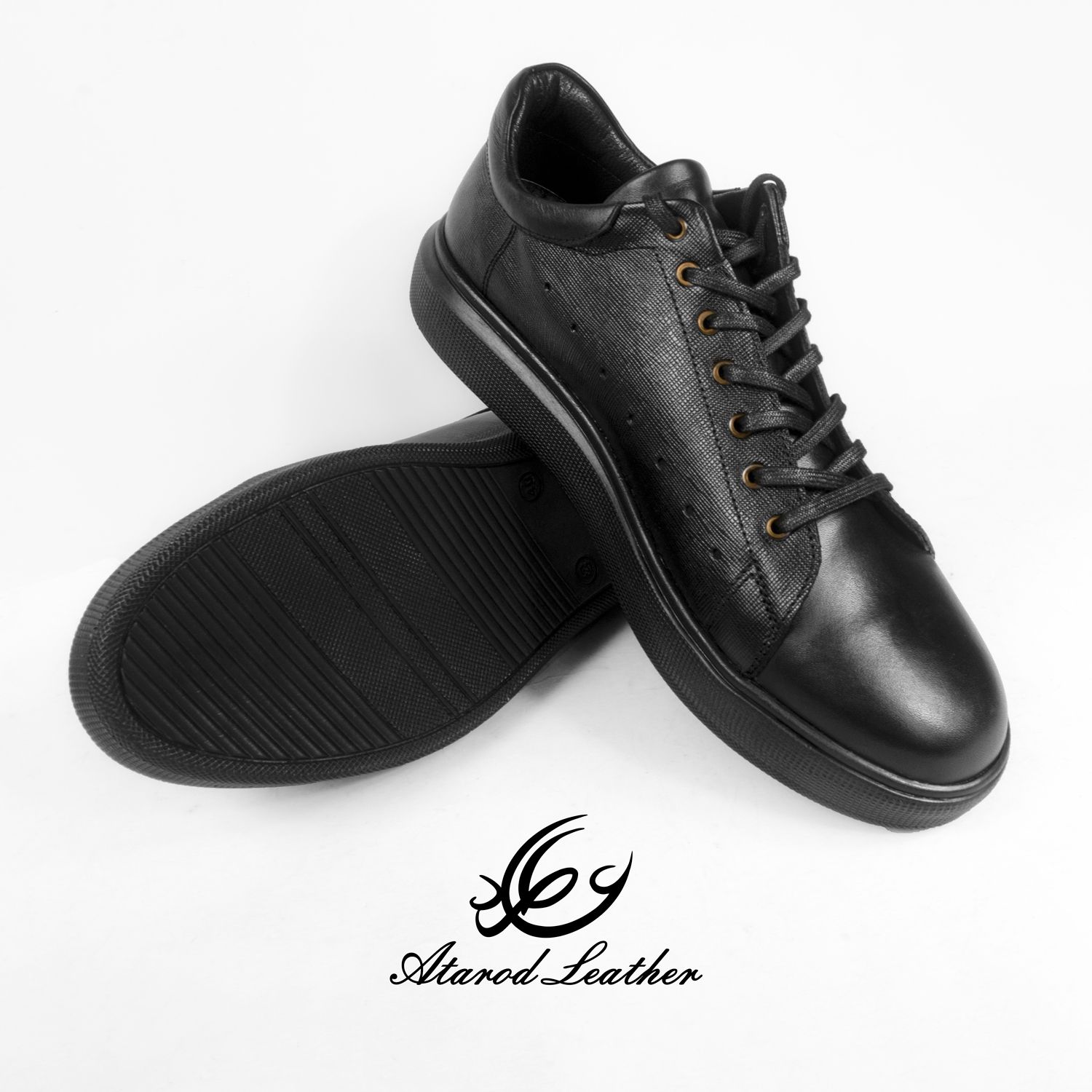 کفش روزمره مردانه چرم عطارد مدل  چرم طبیعی کد SH72 -  - 11