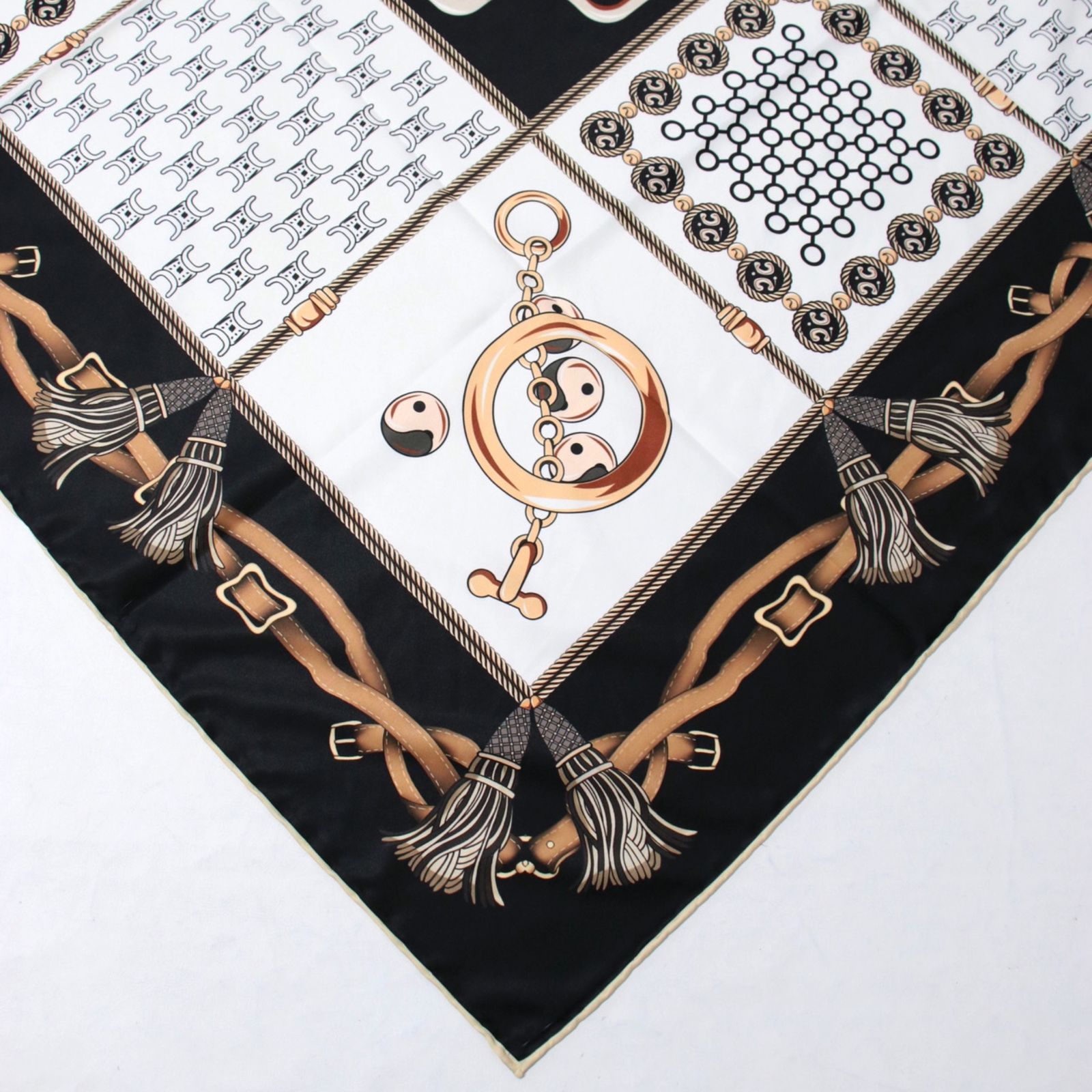 روسری زنانه آنالیا مدل ابریشم مجلسی شیک کد ana-5057 -  - 7