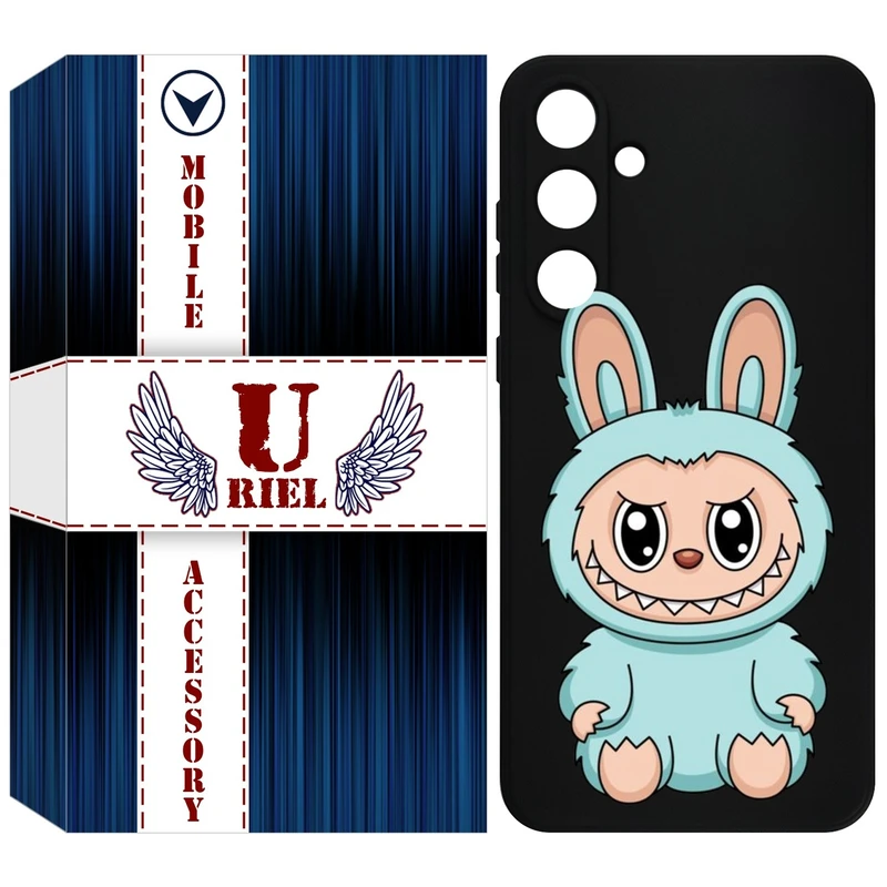 کاور یوریل مدل KSH کد 144 طرح عروسک لبوبو مناسب برای گوشی موبایل سامسونگ Galaxy A35