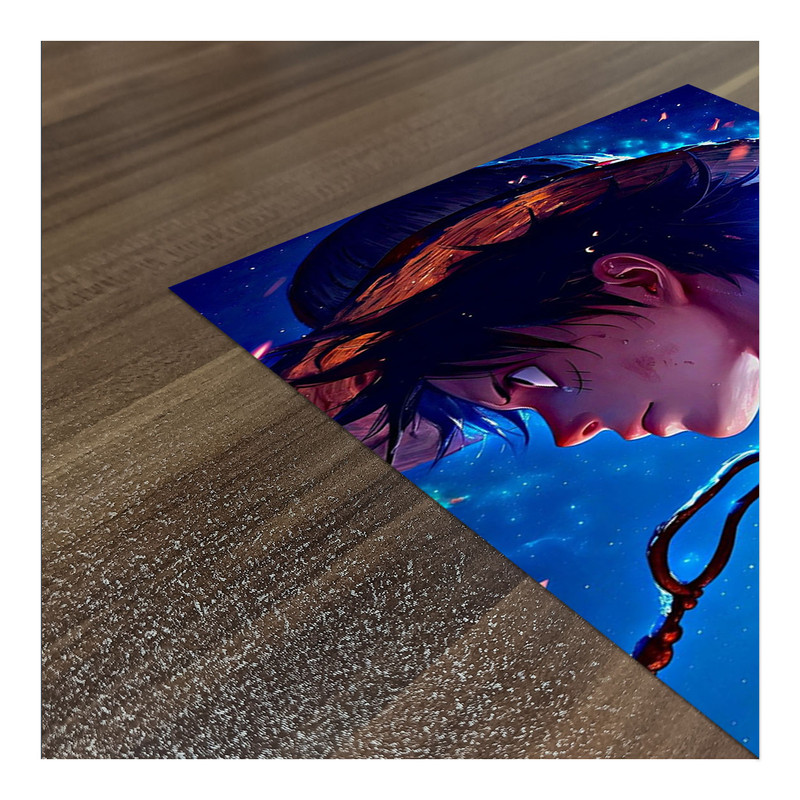 پوستر گوفی مدل لوفی انیمه وان پیس طرح Luffy Anime One Piece کد BR36
