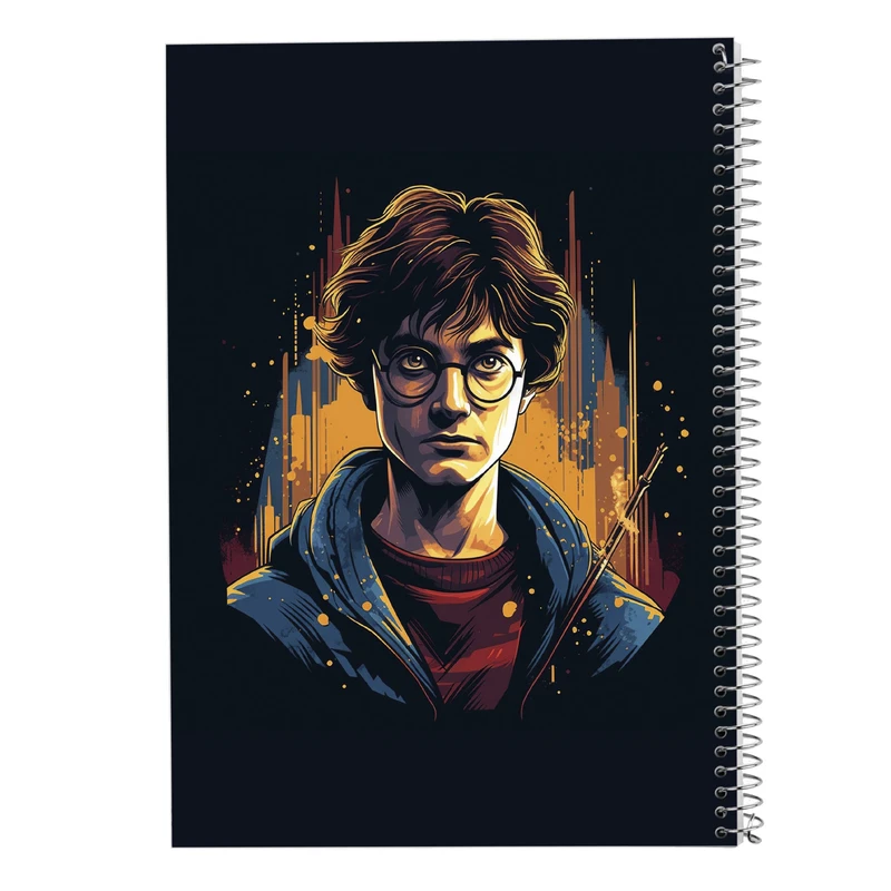 دفتر ژورنال نویسی 50 برگ مدوپد مدل نقطه ای طرح هری پاتر harrypotter کد DF10277
