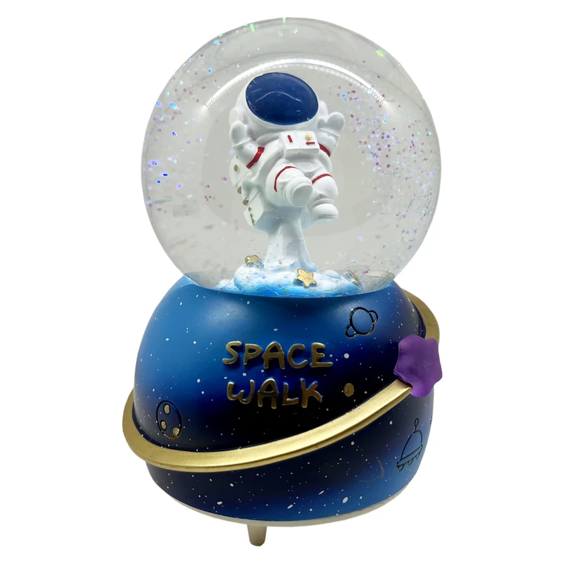 گوی موزیکال مدل پمپی آدم فضایی طرح SPACE WALK کد PA399