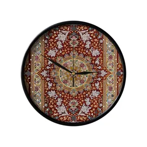 ساعت دیواری مدوپد طرح قالی قم ترنجی مدل C-Ghom153