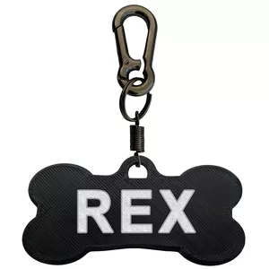 پلاک شناسایی سگ مدل REX
