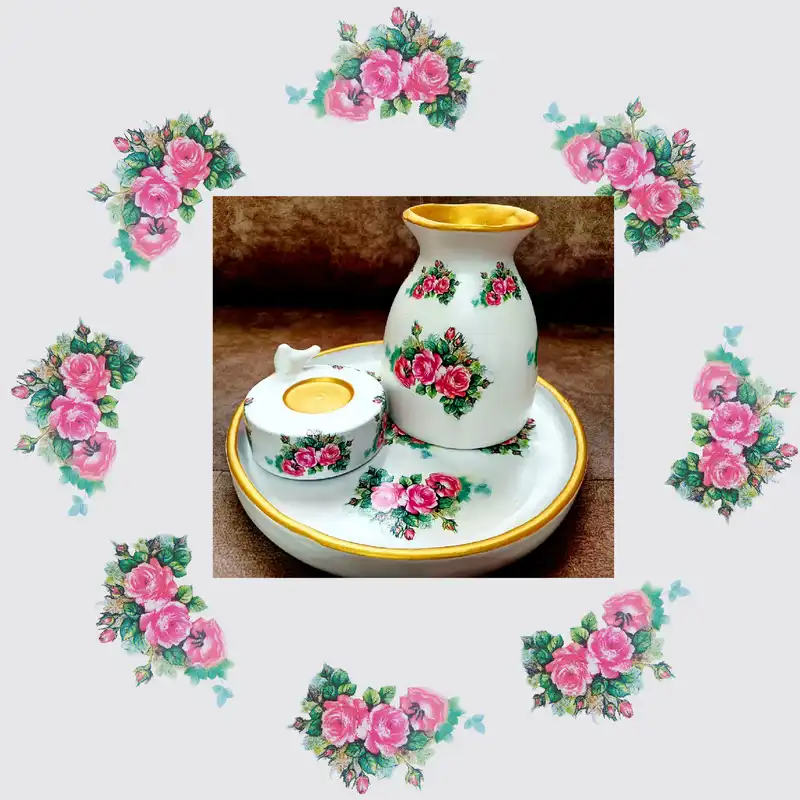 برچسب ترنسفر مدل گلسرخی ابرنگی