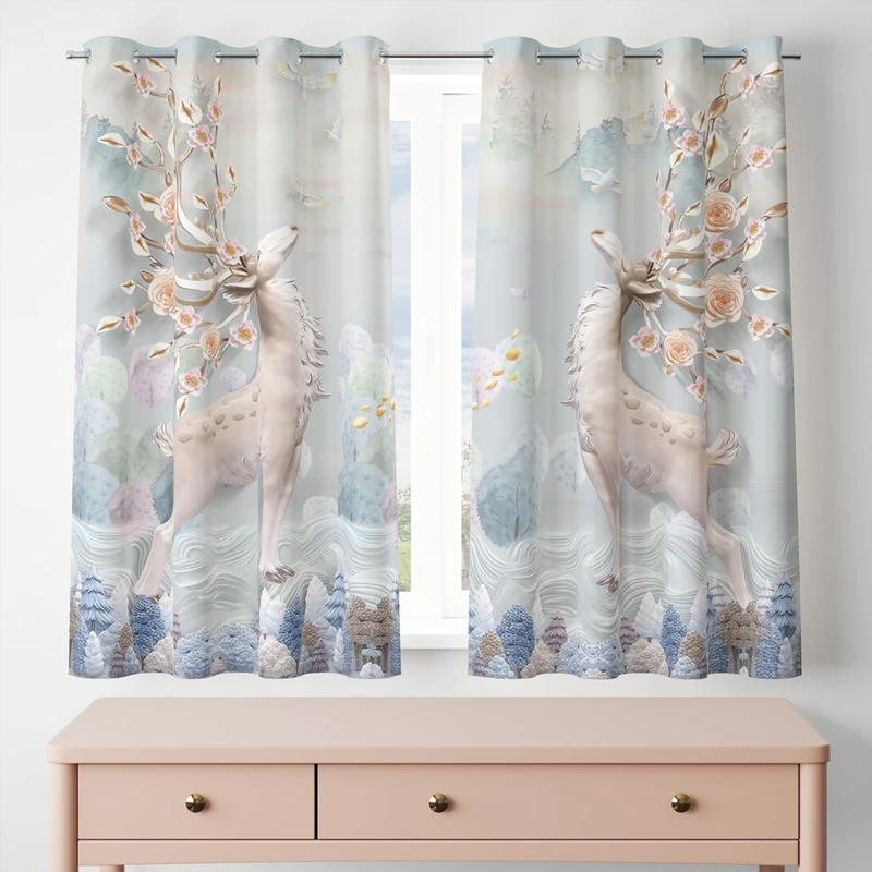 پرده مدل مخمل پانچی کد 7894 سایز 200x140 سانتی متر