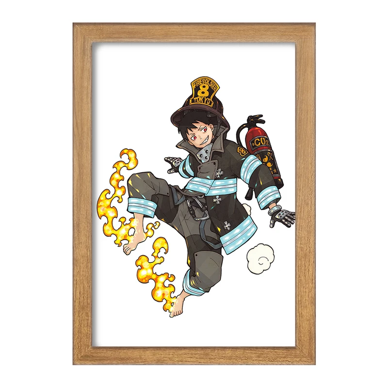 تابلو خندالو مدل شینرا انیمه نیروی آتش کد 32232