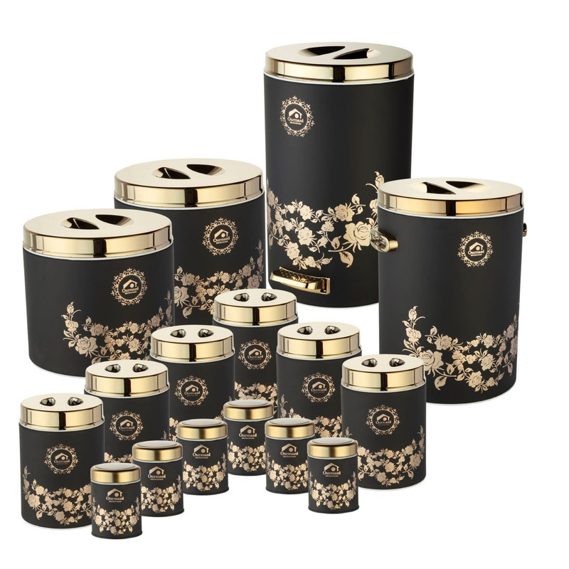 سرویس آشپزخانه 16 پارچه اورمزد مدل گل رز سرویس آشپزخانه 16 پارچه اورمزد مدل گل رز