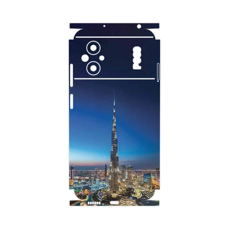 برچسب پوششی ماهوت مدل Dubai_City-FullSkin مناسب برای گوشی موبایل شیائومی Poco M5
