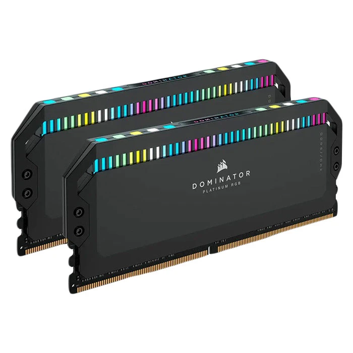 رم دسکتاپ DDR5 دو کاناله 6200 مگاهرتز کورسیر مدل Dominator Platinum RGB ظرفیت 32 گیگابایت