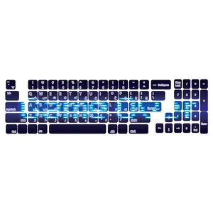 برچسب حروف فارسی کیبورد طرح game over کد 127