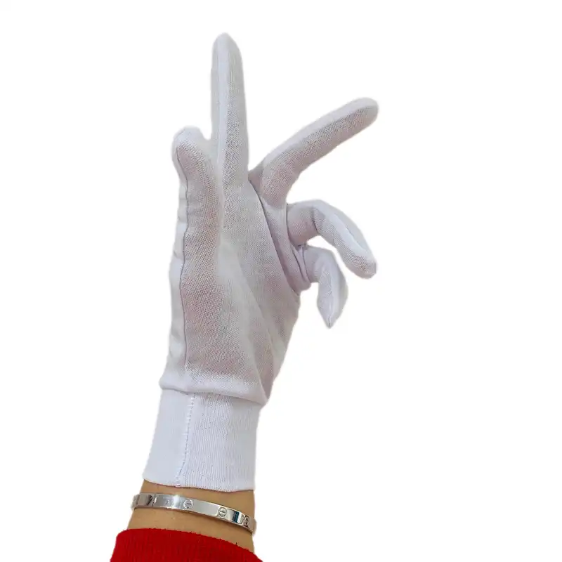 دستکش زنانه مدل نخی مچ دار کد NS