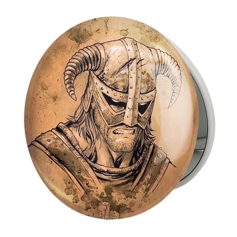 آینه جیبی خندالو طرح بازی اسکایریم (Skyrim) مدل تاشو کد 32767