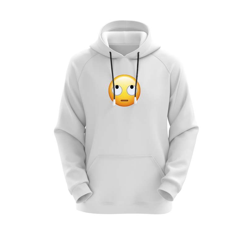 هودی زنانه مدل ایموجی کد E99 سفید