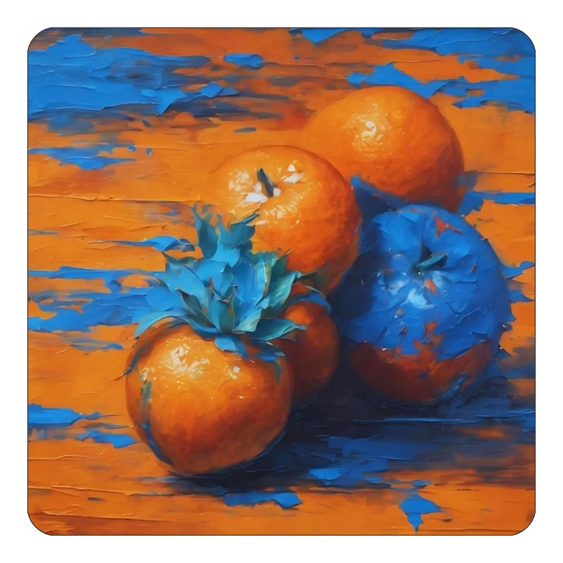 مگنت کاکتی طرح نقاشی رنگ روغن مدل mp70103