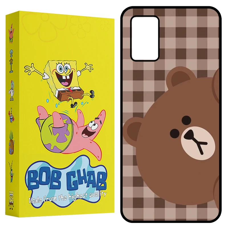 کاور باب قاب طرح خرس مدل BCPA03S مناسب برای گوشی موبایل سامسونگ Galaxy A02s / M02s / A03s / F02s 