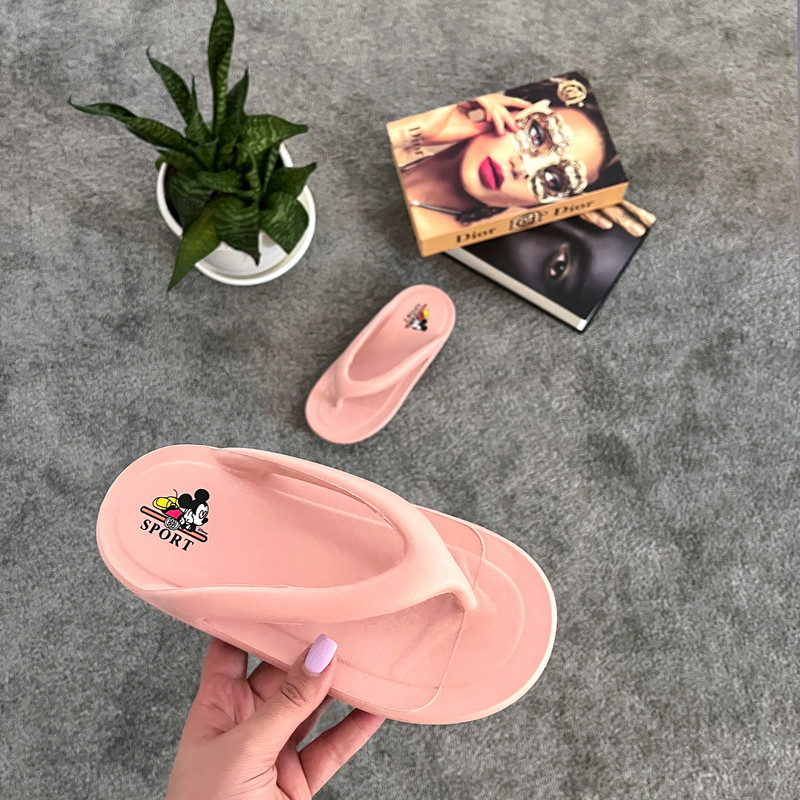 دمپایی لاانگشتی زنانه مدل میکی موس KLBS.2765