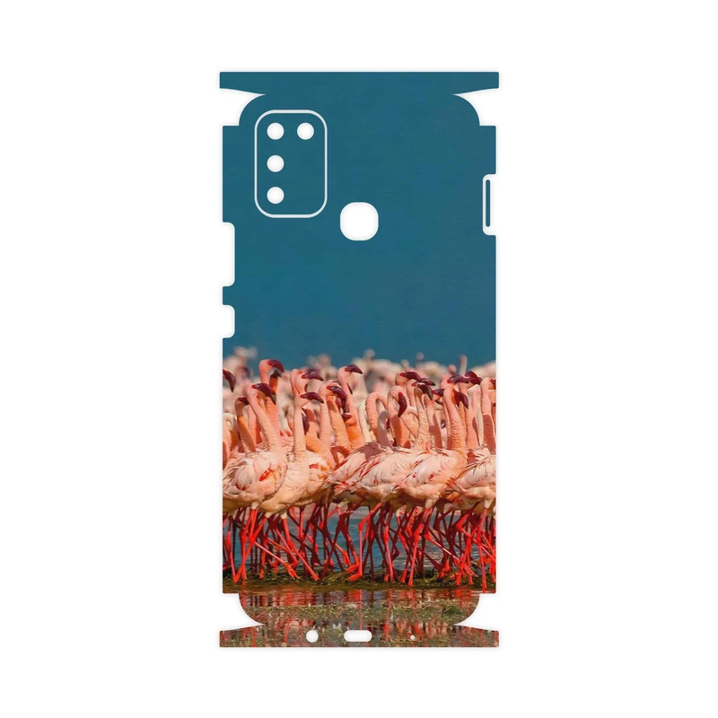 برچسب پوششی ماهوت مدل Flamingo-FullSkin مناسب برای گوشی موبایل اینفینیکس Hot 10 Play