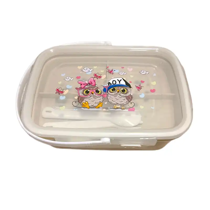 ظرف غذا مدل 2 طبقه چهارقفل کد 4t