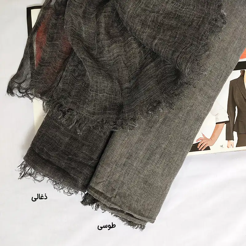 شال زنانه مدل نخی کنفی