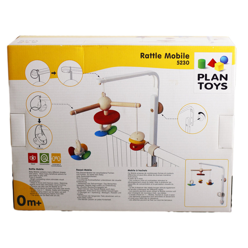 آویز تخت کودک پلن تویز مدل Rattle Mobile