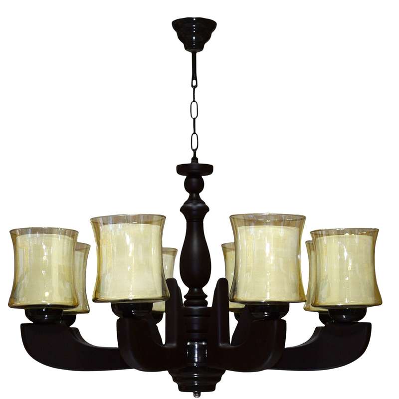    لوستر هشت شعله چشمه نور کد G680/8-BR