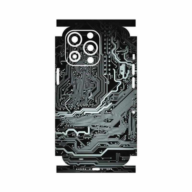 برچسب پوششی ماهوت مدل Black-Printed-Circuit-Board-FullSkin مناسب برای گوشی موبایل اپل iphone 13 Pro