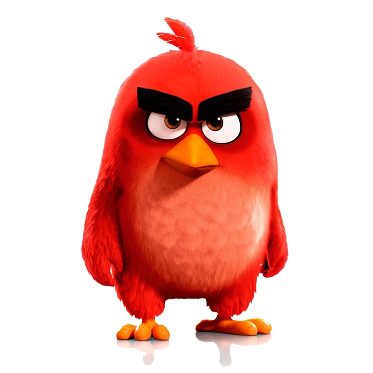 استیکر پارچه و لباس پاد آفرین مدل پرندگان خشمگین  کد 2259