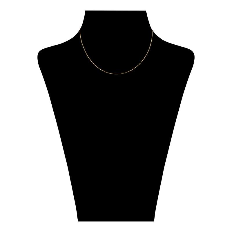 زنجیر طلا 18 عیار زنانه تاج مدل 1022