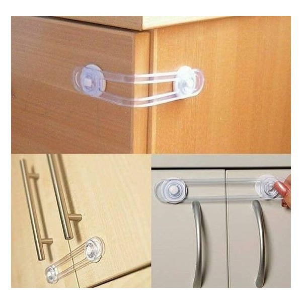 قفل درب کابینت آراز مدل کودک بسته 6 عددی قفل درب کابینت آراز مدل کودک بسته 6 عددی