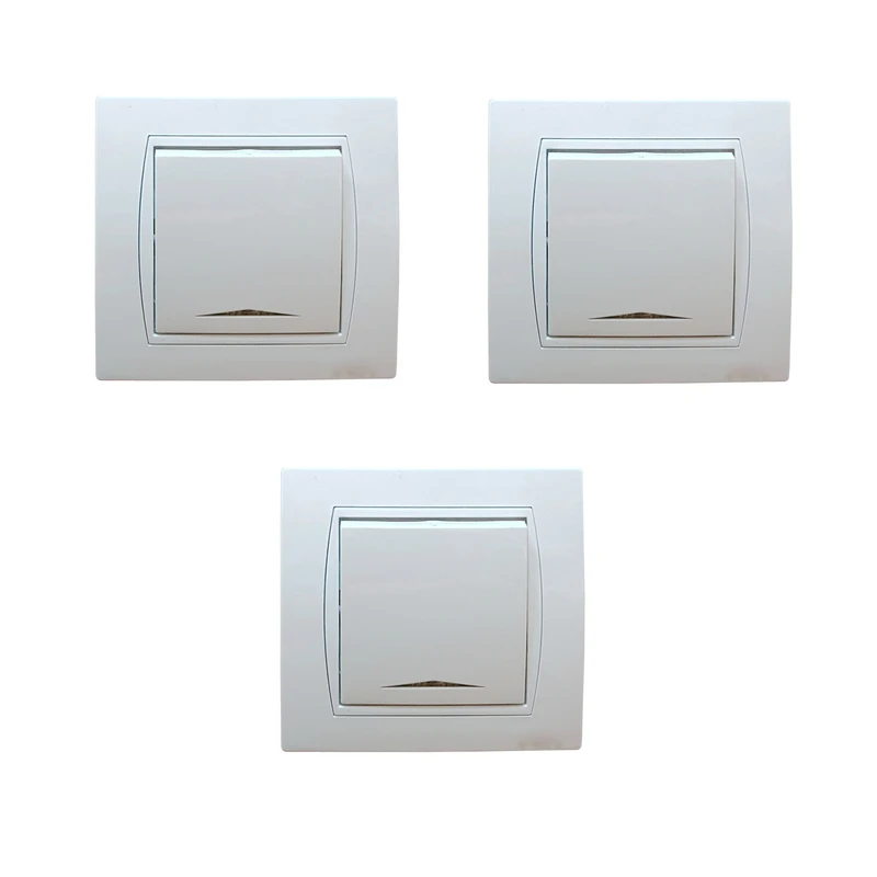 کلید تبدیل پارت الکتریک مدل Azin مجموعه 3 عددی 