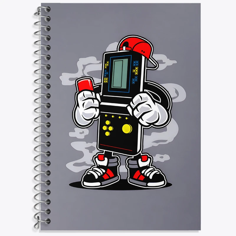 دفتر لغت 50 برگ خندالو طرح گیم (Game) کد N4837