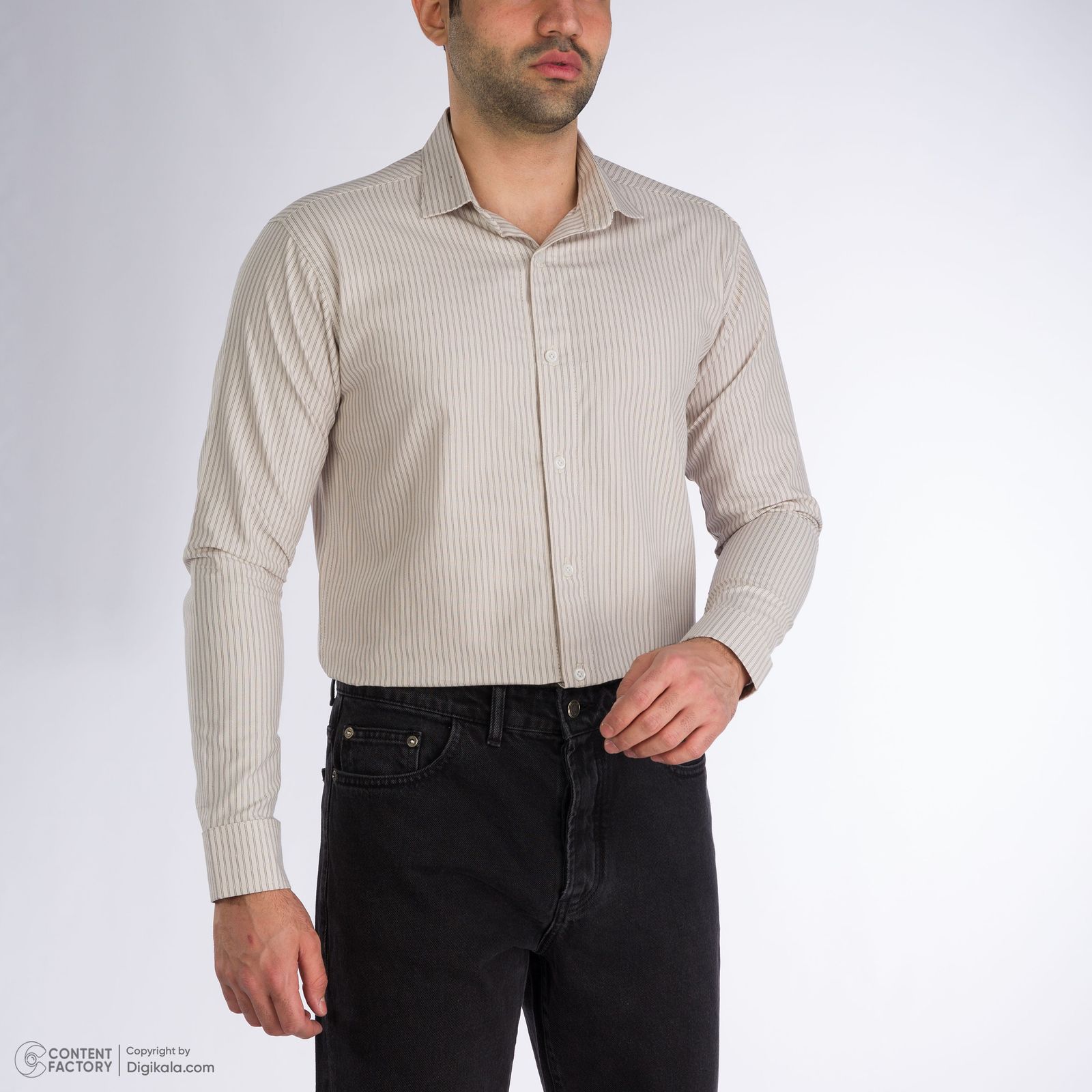پیراهن آستین بلند مردانه باینت مدل 2261715-07 -  - 10