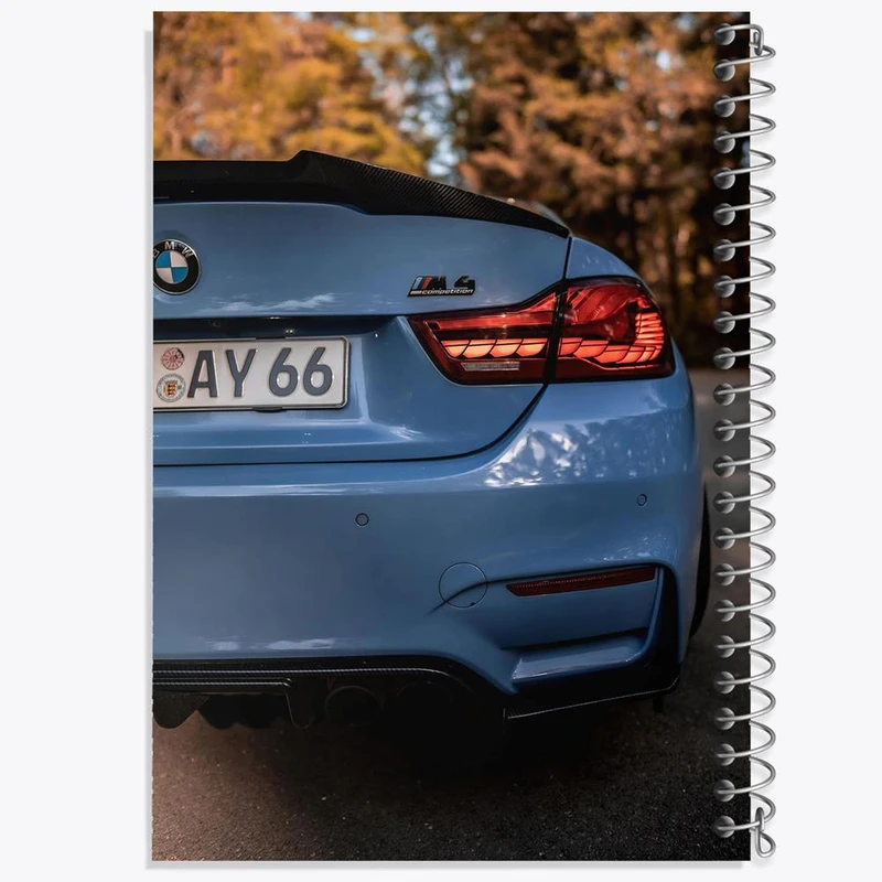 دفتر مشق 100 برگ خندالو طرح ماشین اسپرت Sport Car کد 28740