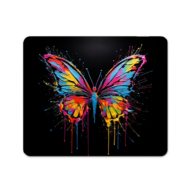 ماوس پد پاد آفرین مدل فانتزی پروانه کد P651 سایز 19*24 سانتی متر