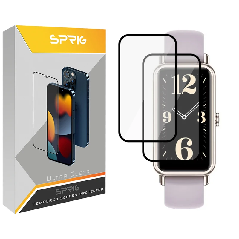 محافظ صفحه نمایش نانو اسپریگ مدل SPG مناسب برای ساعت هوشمند هوآوی Watch Fit Mini بسته دو عددی