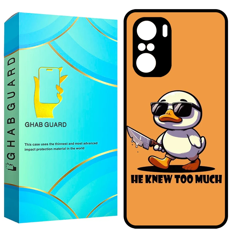 کاور قاب گارد طرح اردک مدل GCHPF3 مناسب برای گوشی موبایل شیائومی Poco F3 / Redmi K40 / Redmi K40 Pro / Redmi K40 Pro Plus / Mi 11i     