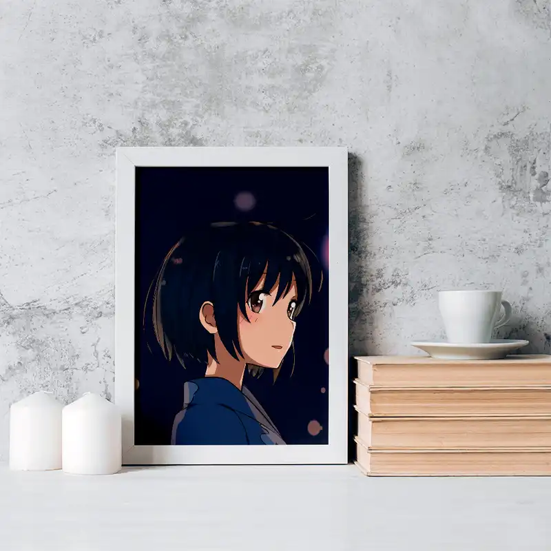 تابلو خندالو مدل میتسویا میامیزو انیمه یورنیم نام تو کد 16270