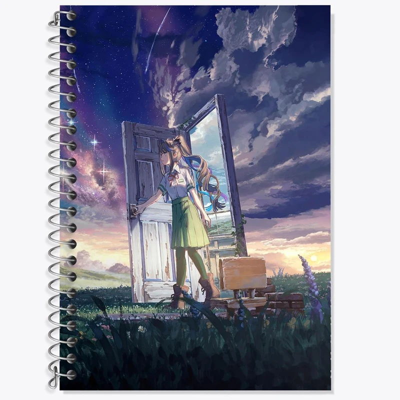 دفتر زبان 50 برگ خندالو مدل سه خط طرح سوزومه کد 28872