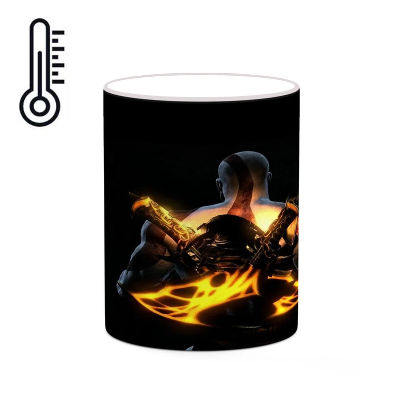 ماگ حرارتی کاکتی طرح گاد آف وار God Of War مدل mgh40633
