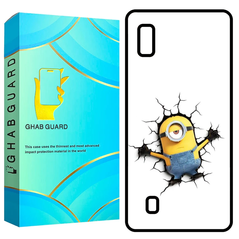 کاور قاب گارد طرح مینیون مدل GCHPA10 مناسب برای گوشی موبایل سامسونگ Galaxy A10 / M10