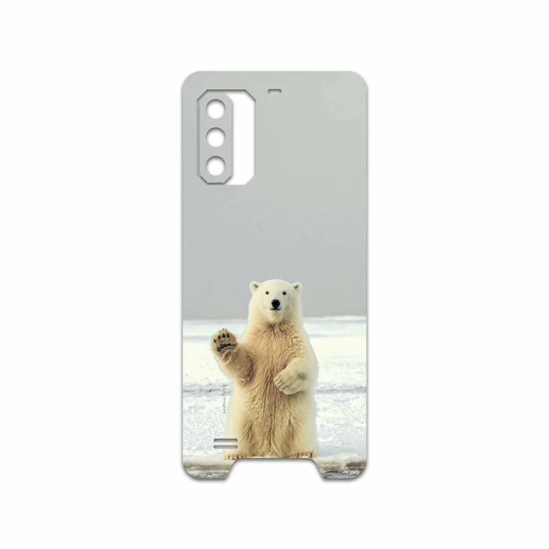 برچسب پوششی ماهوت مدل Polar bear مناسب برای گوشی موبایل یولفون Armor 7