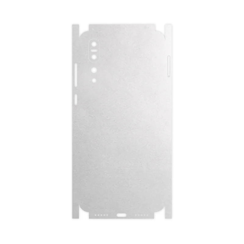 برچسب پوششی ماهوت مدل Metallic-White-FullSkin مناسب برای گوشی موبایل هوآوی P20 Pro