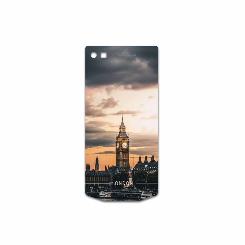 برچسب پوششی ماهوت مدل London-City مناسب برای گوشی موبایل بلک بری P9982