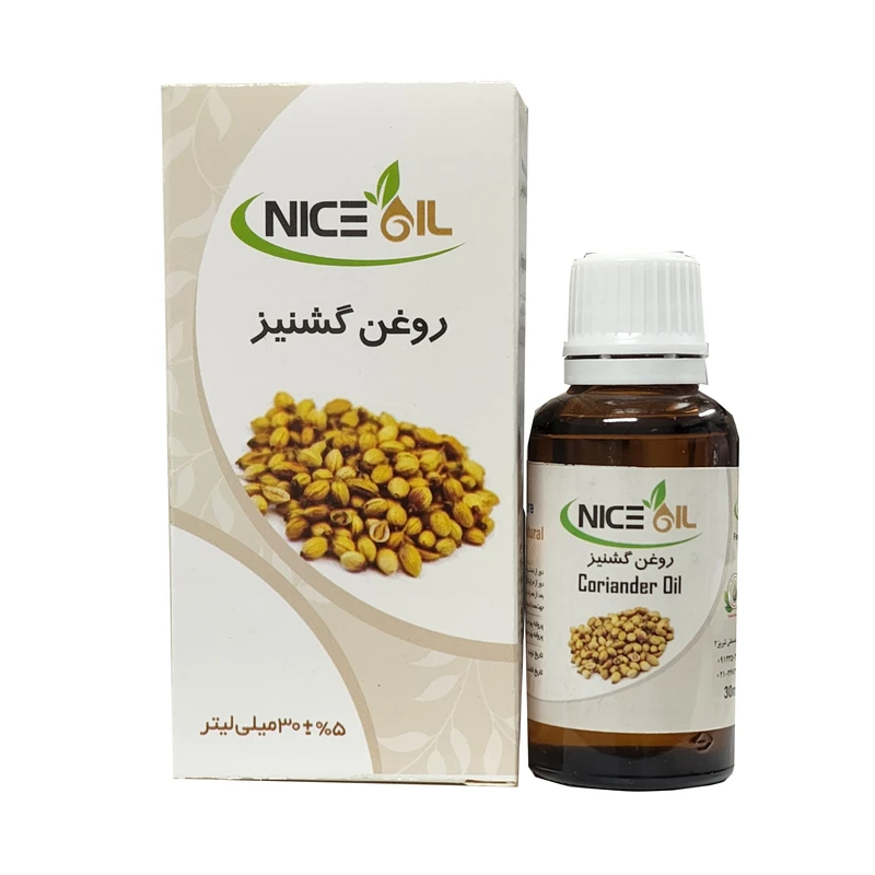 روغن بدن نایس اویل مدل گشنیز حجم 30 میلی لیتر