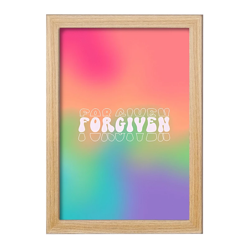 تابلو خندالو مدل Forgiven کد F4943